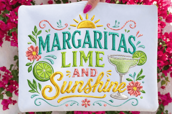 Capture Summer's Vibrant Energy with the Margaritas Lime Sunshine Design