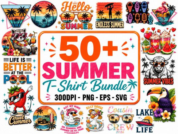 Capture Sun-Kissed Nostalgia with a Retro Summer Design Bundle