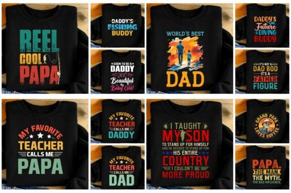 Celebrate Dad: Premium PNG Bundle for Instant Creativity