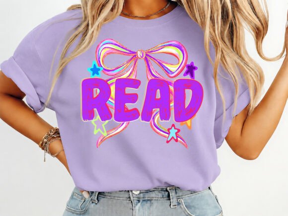 Celebrate Reading with a Preppy School Spirit T-Shirt Design