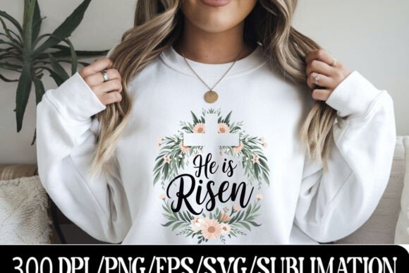 Elegant Easter Religious Design: Faith and Florals Combined
