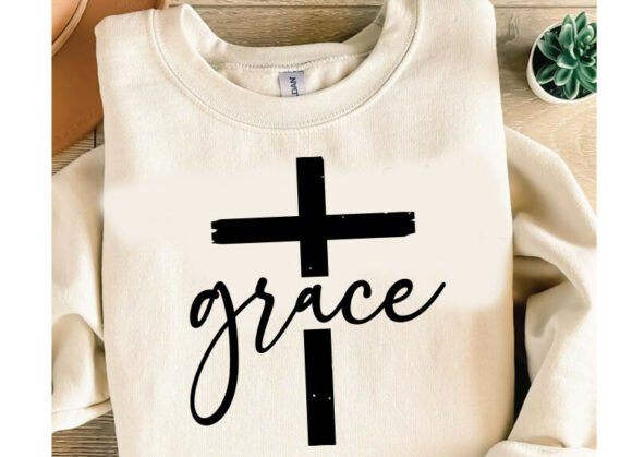 Elegant Grace Christian PNG Cross Design: A Versatile Digital Asset