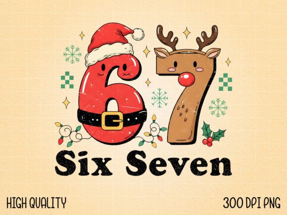 Festive Countdown: The Cute Christmas Numbers Design for Your Projects