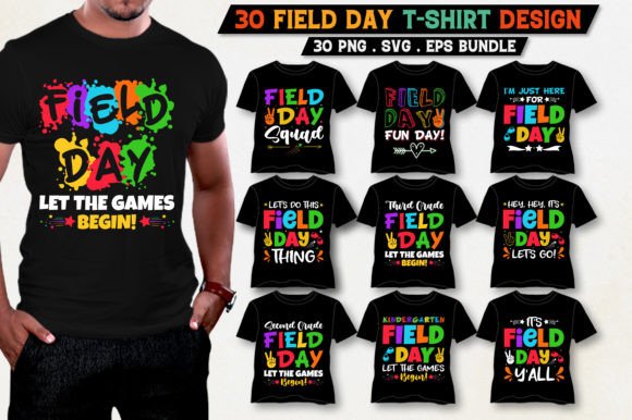 Field Day T-Shirt Design Bundle: Your Creative Launchpad