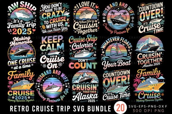 Sail Away with Style: Crafting Cruise Memories with SVG Designs