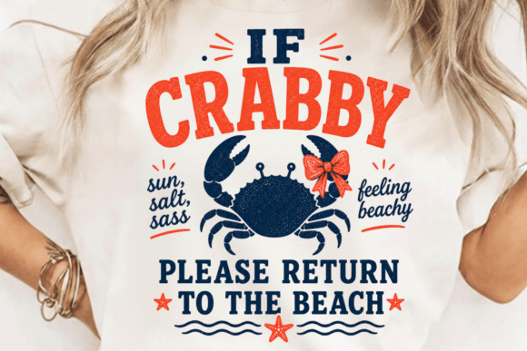 Why This Funny Crabby Beach Design is Summer's Must-Have Graphic